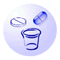 symbol with image of medication, pills